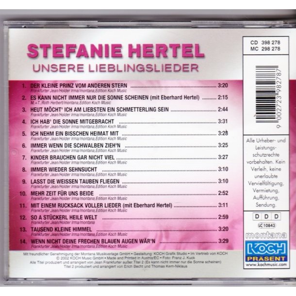 Unsere lieblingslieder (CD)