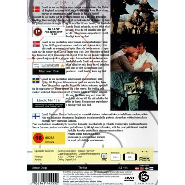 Straw dogs (DVD)
