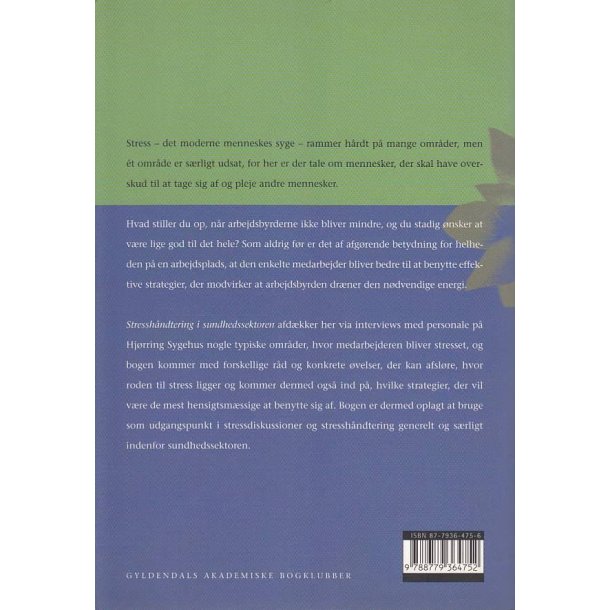 Stessh�ndtering i sundhedssektoren (Bog)