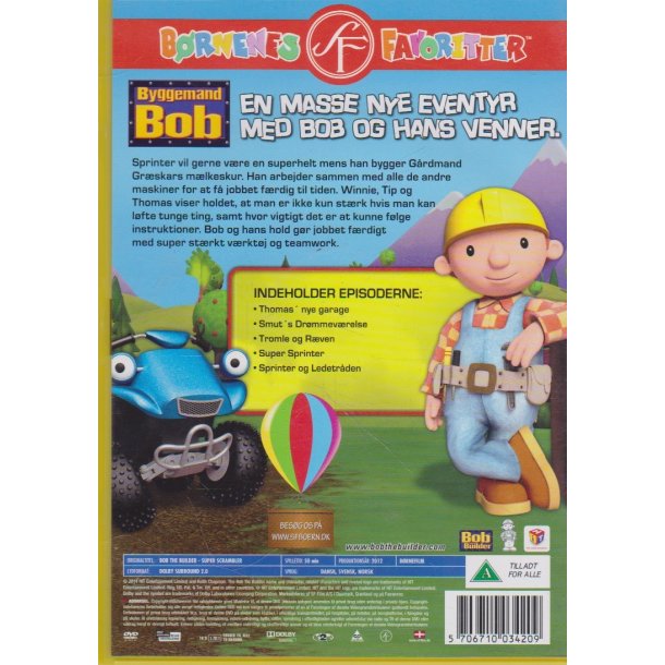 Byggemand Bob - Super sprinter (DVD)