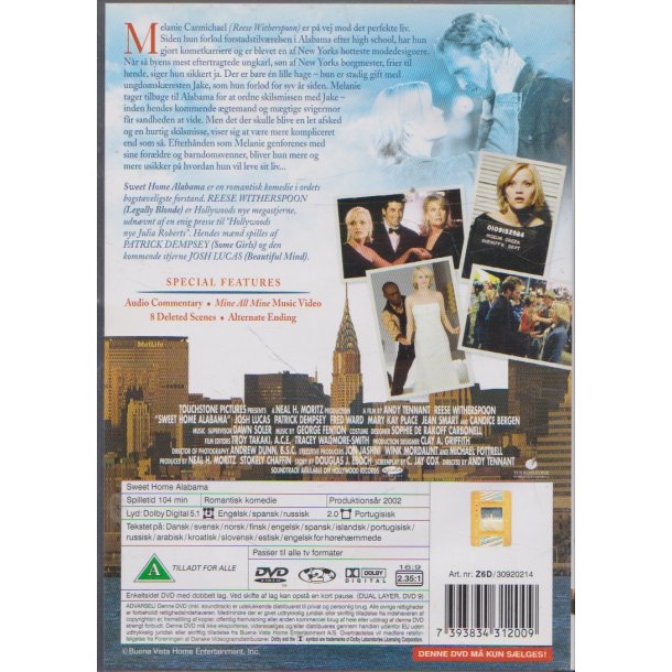 Sweet home Alabama (DVD)