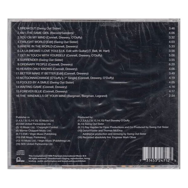 The Best Of Swing Out Sister (CD)