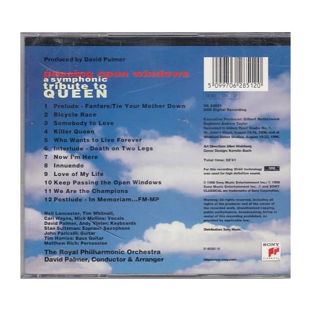  Passing Open Windows - A Symphonic Tribute To Queen (CD)