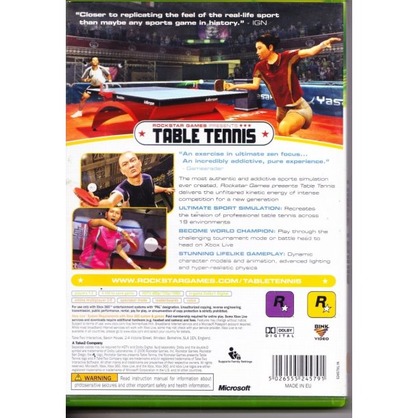 Table tennis (Spil)