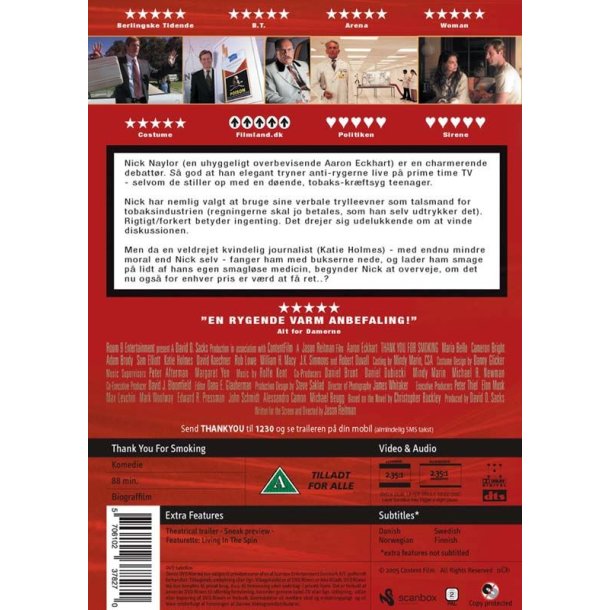 Thank you for smoking (DVD)