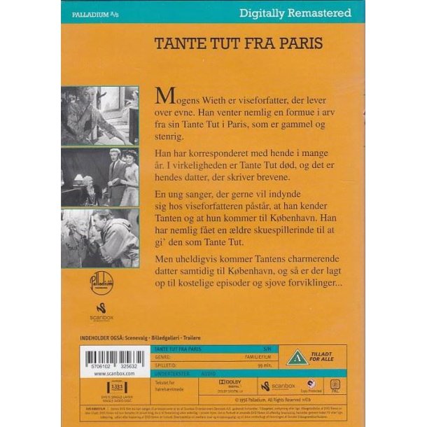 Tante Tut fra Paris (DVD)