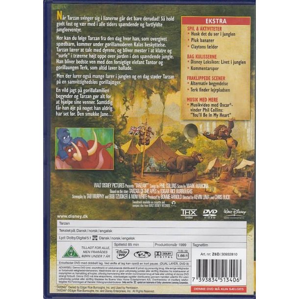 Tarzan - Disney Klassikere nr. 37 (DVD)