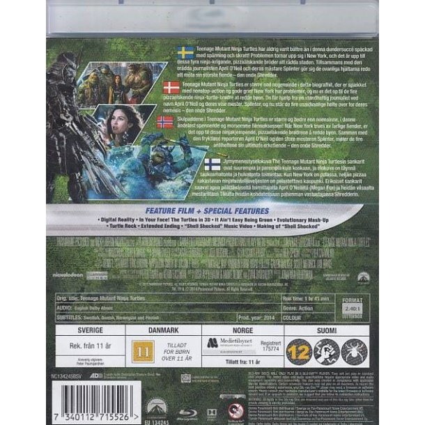 Teenage Mutant Ninja Turtles (Blu-Ray)