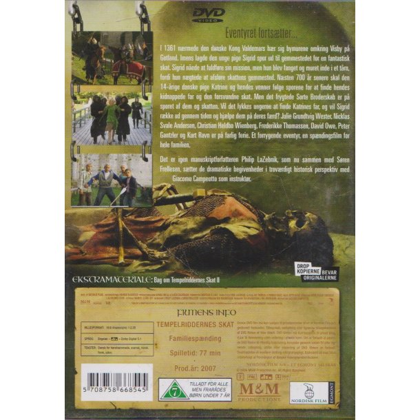 Tempelriddernes skat 2 (DVD)