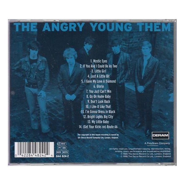 The Angry Young Them! featuring Van Morrison (CD)