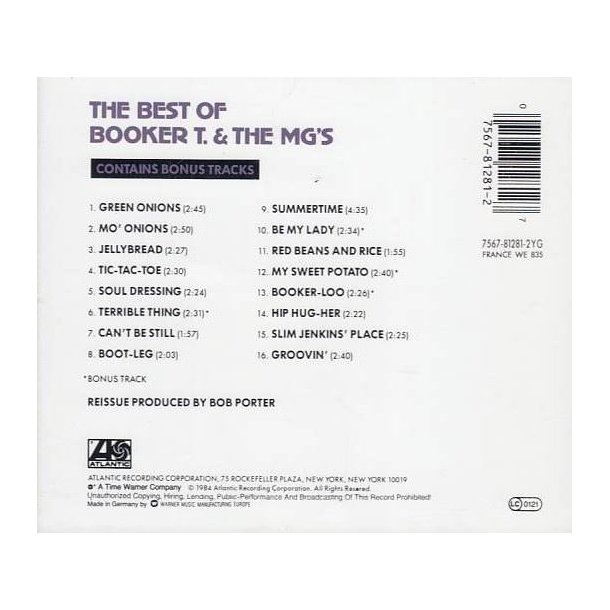 The Best Of Booker T & The MG's (CD)