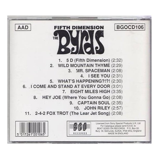 Fifth Dimension  (CD)