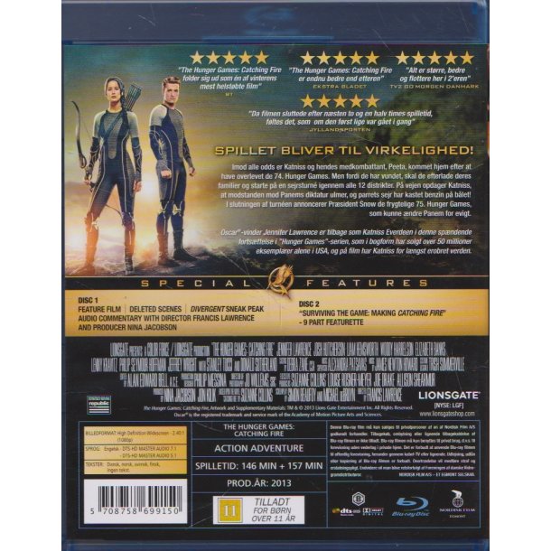 The Hunger games - Catching fire (Blu-ray)