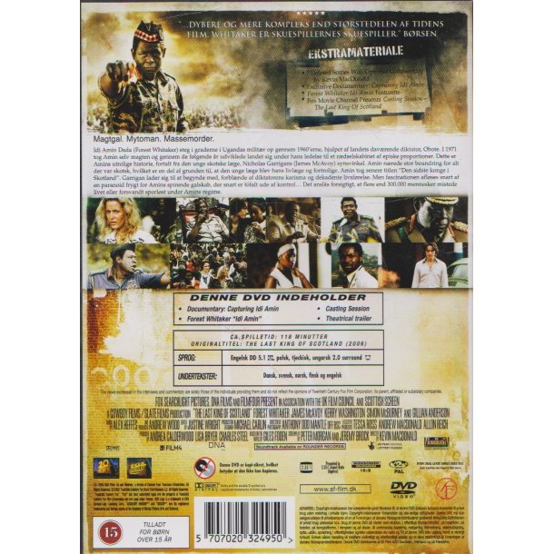 The Last king of Scotland (DVD)