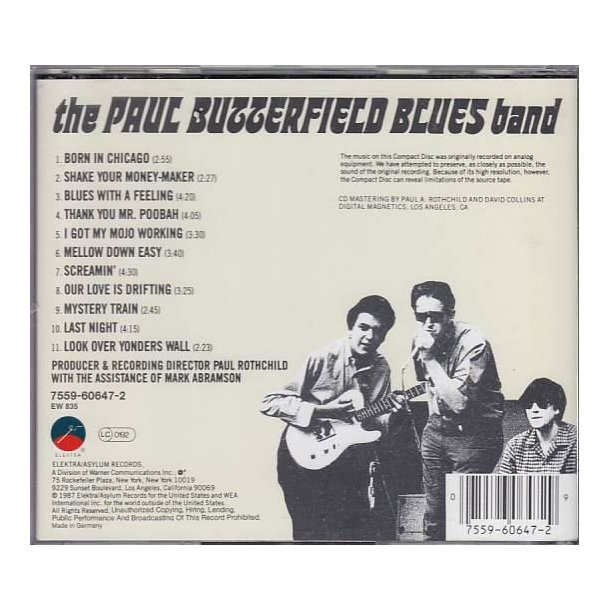 Paul Butterfield Blues Band (CD)