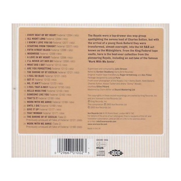 Featuring Charles Sutton & Hank Ballard � The Federal Singles (CD)