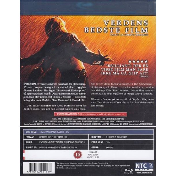 The Shawshank redemption (Blu-ray)