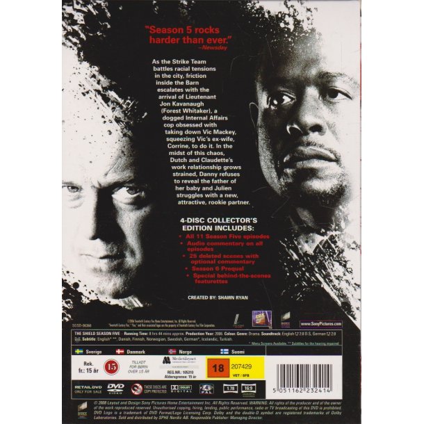 The Shield - S�son 5 (DVD)