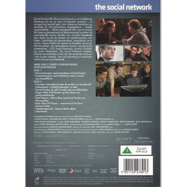The Social network (DVD)