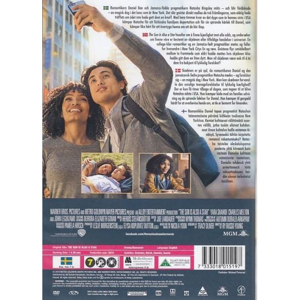 The sun is also a star (DVD)