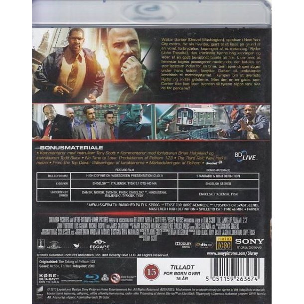 The Taking of Pelham 123 (Blu-ray)
