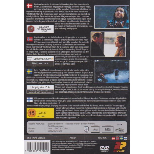 The Third miracle (DVD)