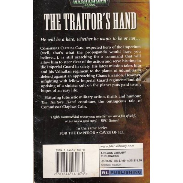 The Traitor's hand (Bog)
