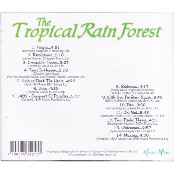 The Tropical rain forest (CD)