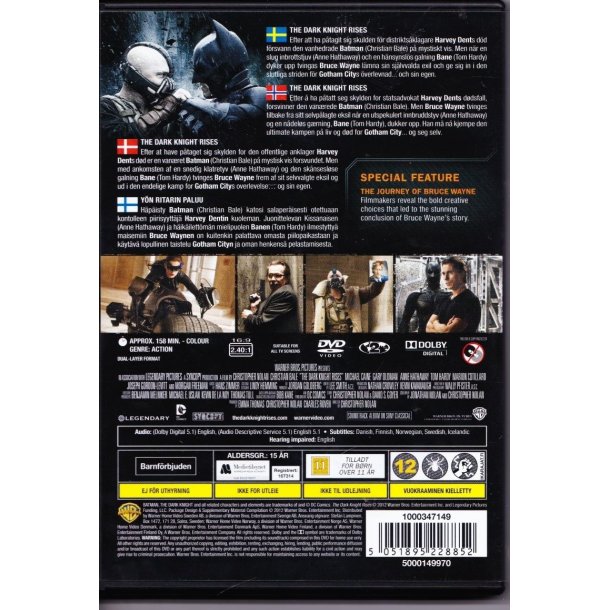 The Dark knight rises (DVD)