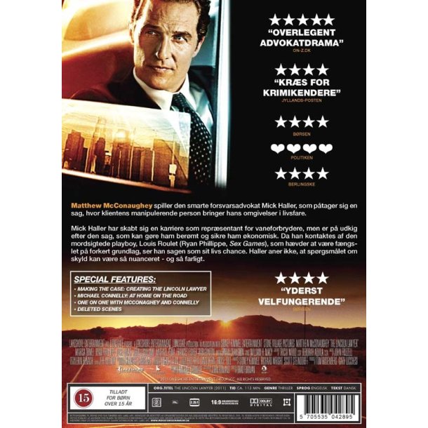 The Lincoln lawyer (DVD)