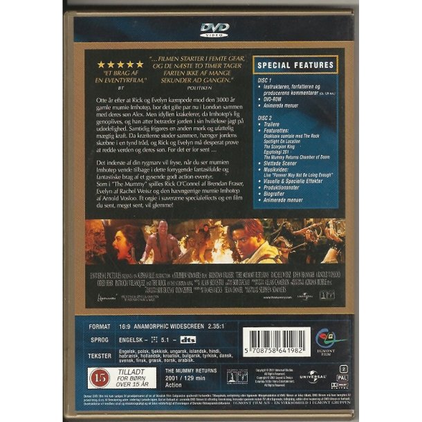 The Mummy returns (DVD)