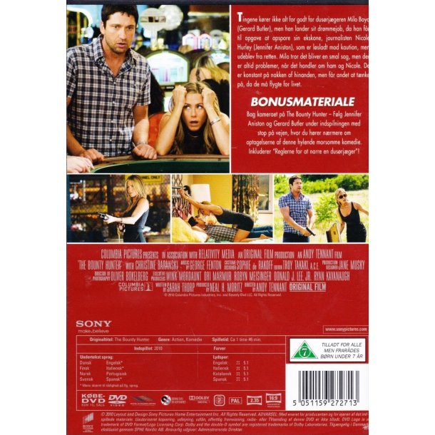 The Bounty hunter (DVD)