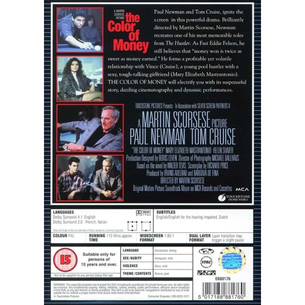 The color of money (DVD)