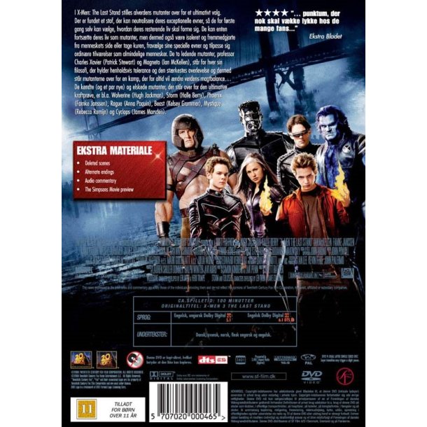 X-men 3 - The last stand  (DVD)