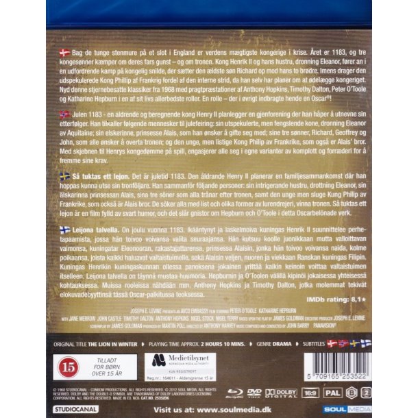 The lion in winter (Blu-ray)