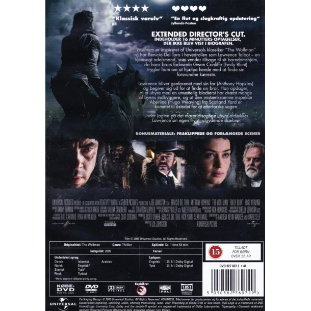 The wolfman (DVD)