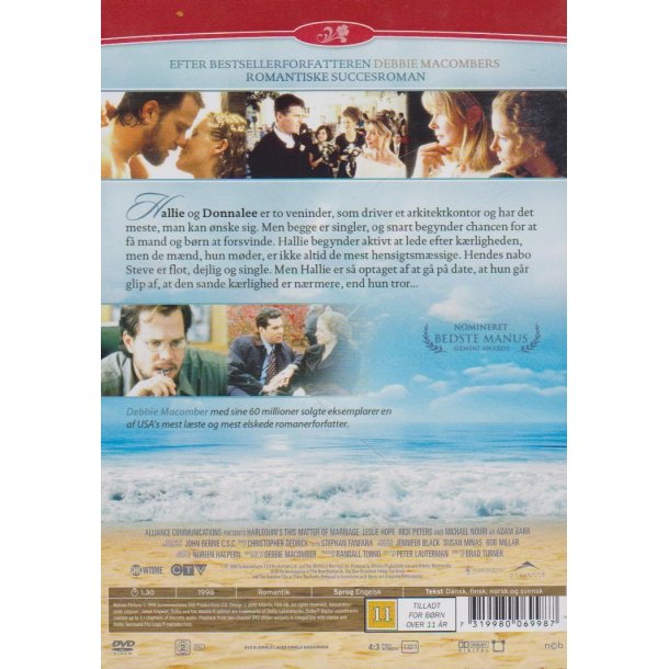 Harlequin romance series - This matter of marriage (DVD)
