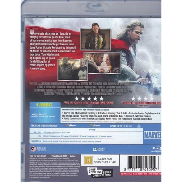 Thor - The Dark world (Blu-ray)
