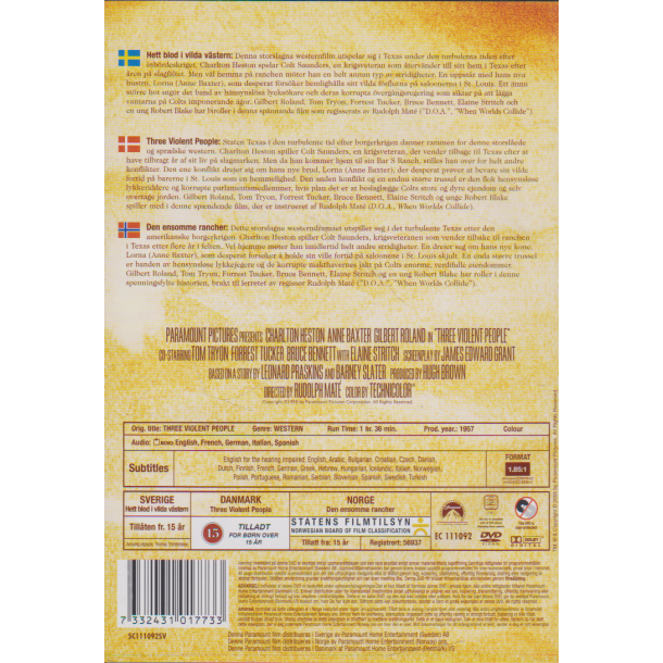 Three violent people (DVD)