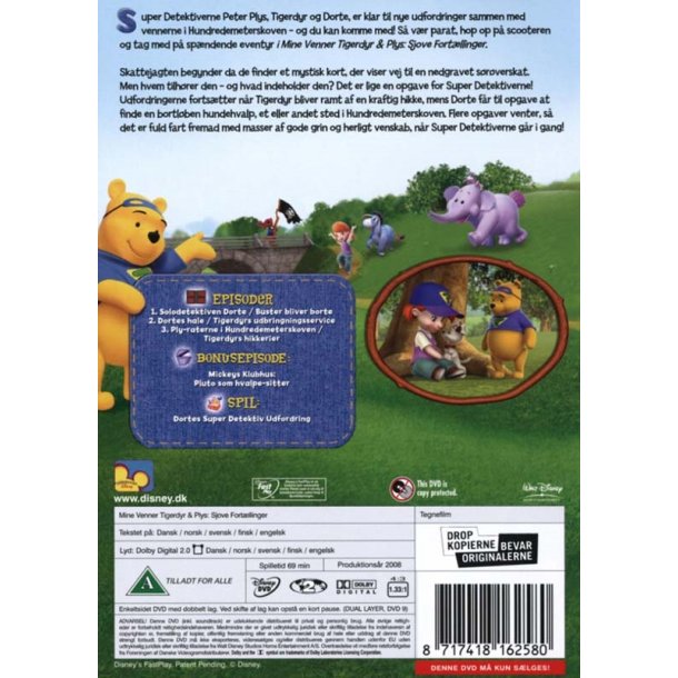 Mine venner Tigerdyr & Plys vol.2 - Sjove Fort�llinger (DVD)