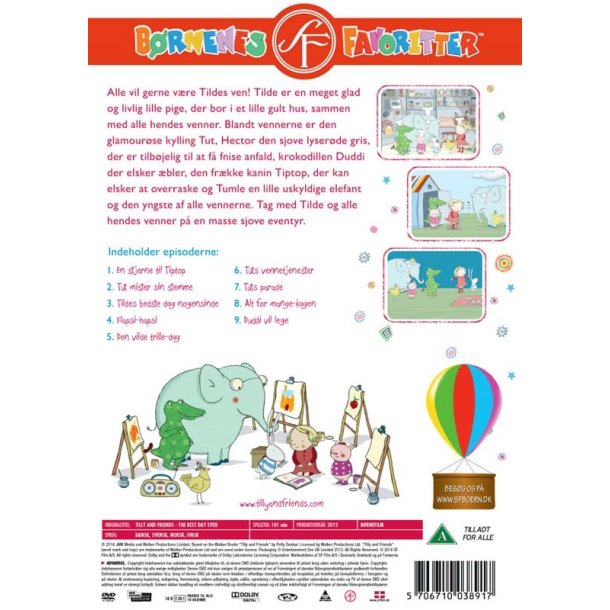 Tilde og vennerne - Den allerbedste dag (DVD)