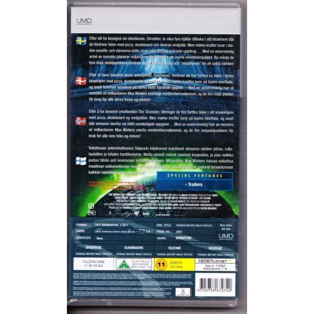 TMNT - Teenage mutant ninja turtles (UMD)