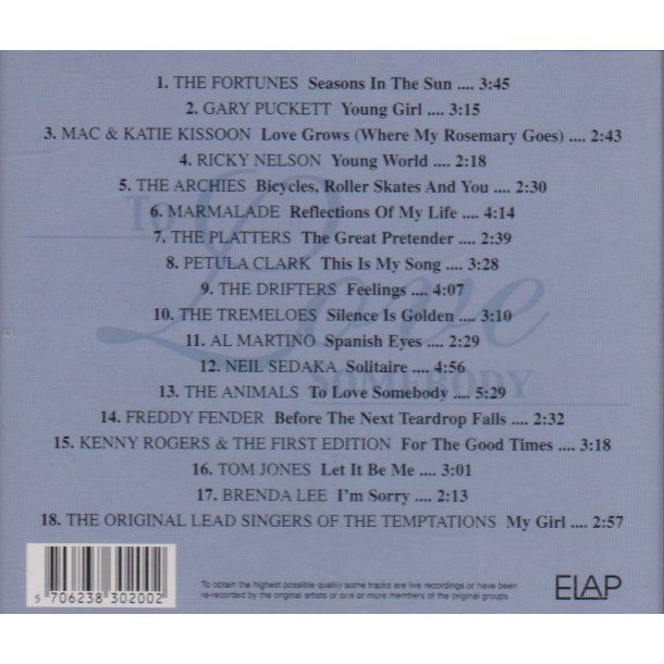 To love somebody (CD)