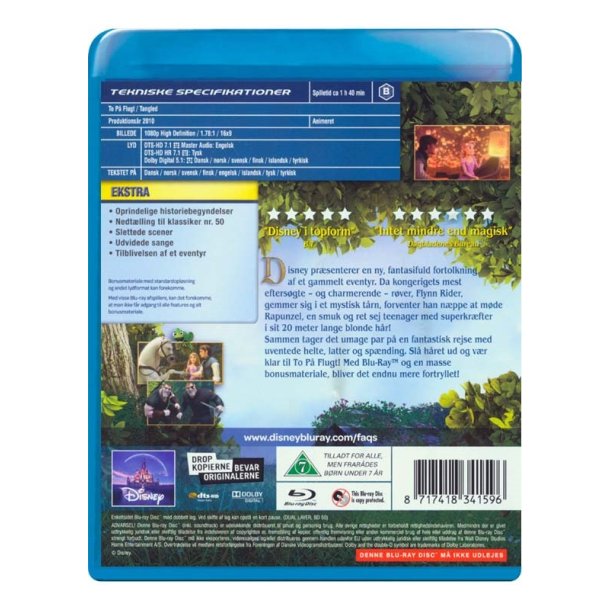 To p� flugt - Disney Klassikere Nr. 50 (Blu-ray)