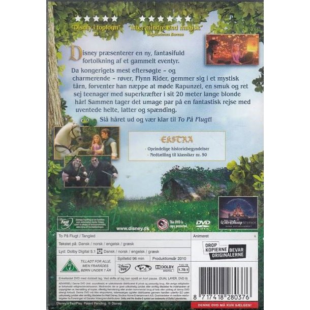To p� flugt - Disney Klassikere Nr. 50 (DVD)