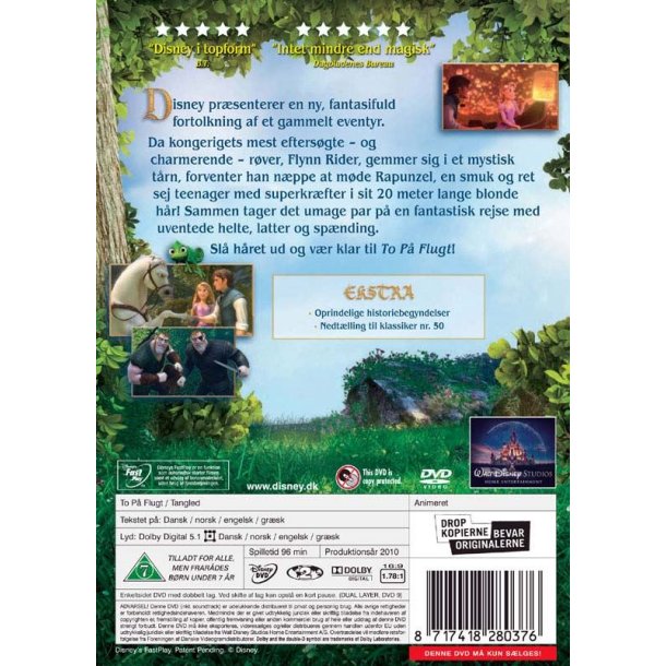 To p� flugt - Disney Klassikere Nr. 50 (DVD) 