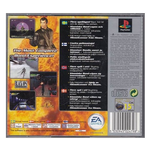 007 Tomorrow never dies (Spil)