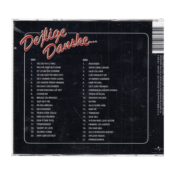 Dejlige Danske... T�sedrengene (CD)
