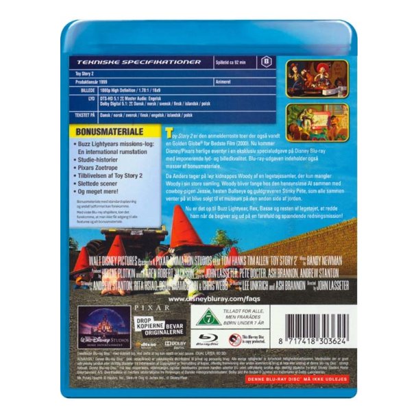 Toy Story 2 - Disney Pixar nr. 3 (Blu-ray)