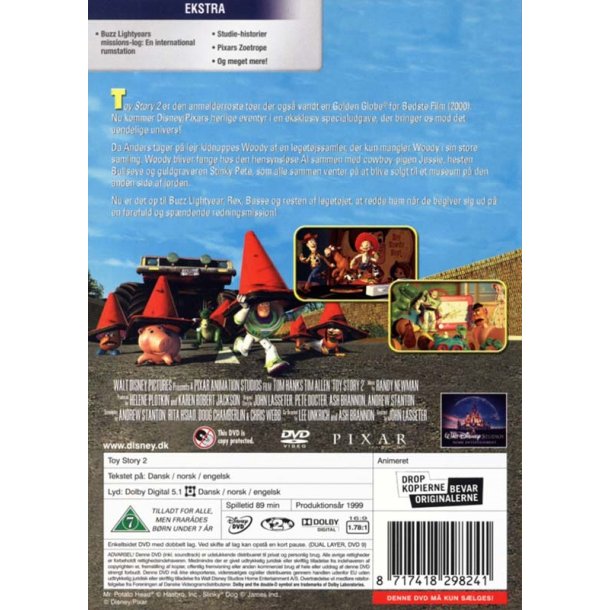 Toy Story 2 - Disney Pixar nr. 3 (DVD) 
